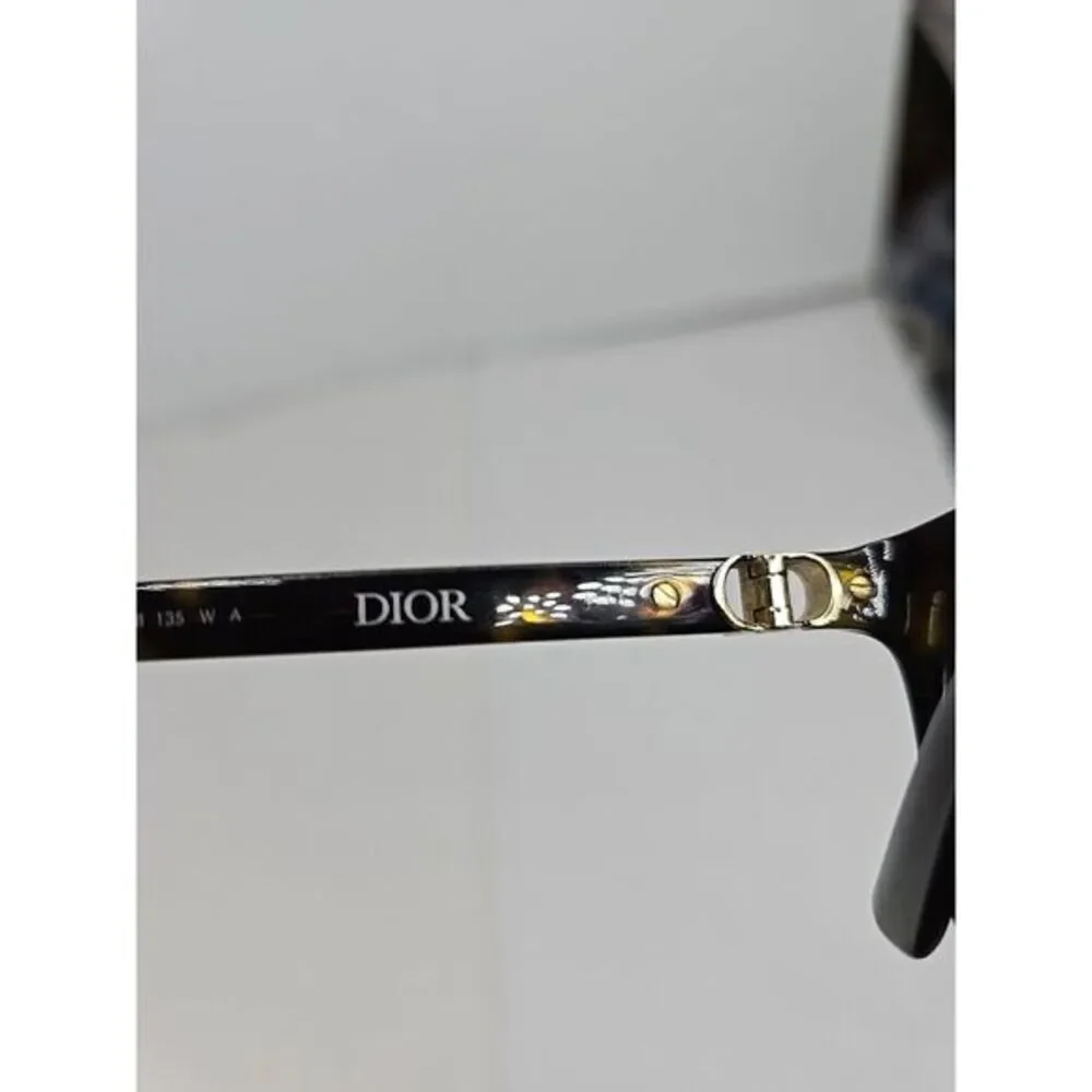 $390 DIOR 30Montaigne Mini SI Brown Rectangular Eyeglasses 50 18‎ 135 W A 4 1.1